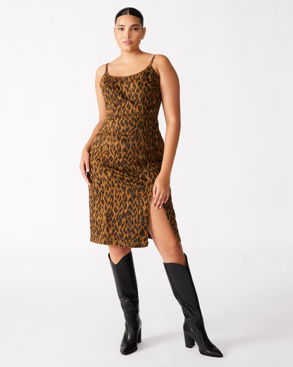 GISELLE DRESS LEOPARD