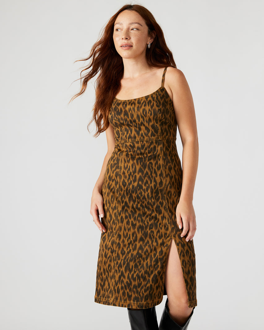 GISELLE DRESS LEOPARD