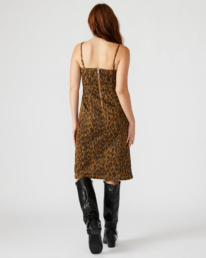 GISELLE DRESS LEOPARD