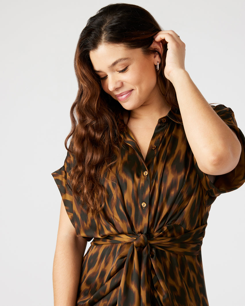 TORI DRESS LEOPARD