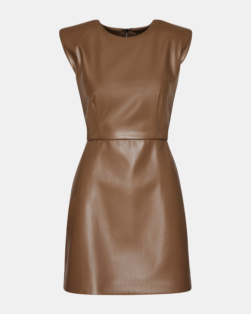 BELEN DRESS BROWN