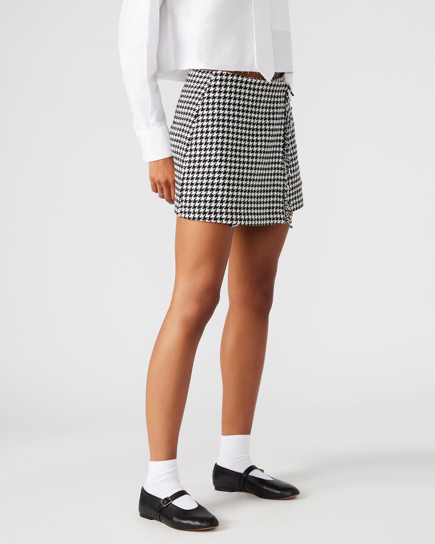 LEON SKIRT BLACK/WHITE