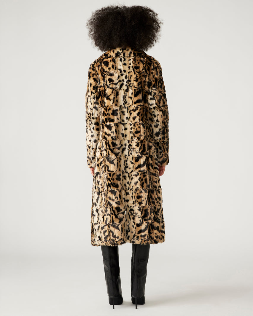 LONG SONG COAT LEOPARD