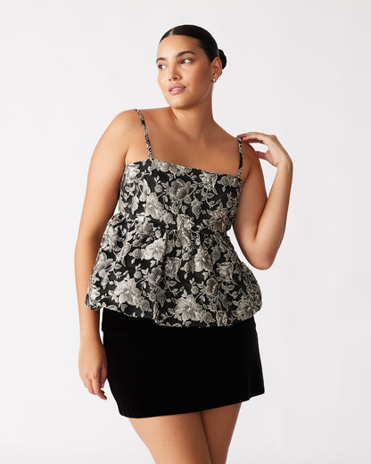 BODI TOP BLACK MULTI