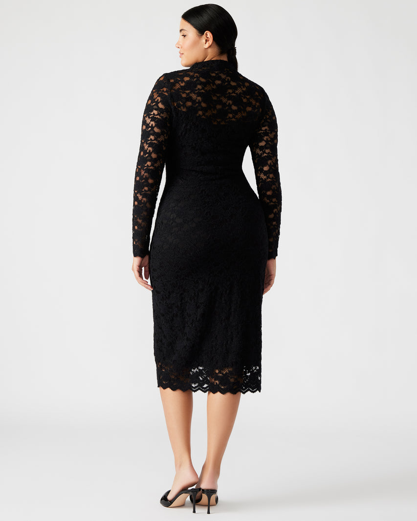 VIVIENNE LACE DRESS BLACK