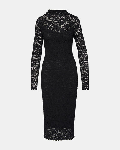 VIVIENNE LACE DRESS BLACK