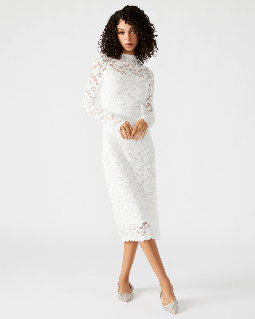 VIVIENNNE LACE DRESS IVORY