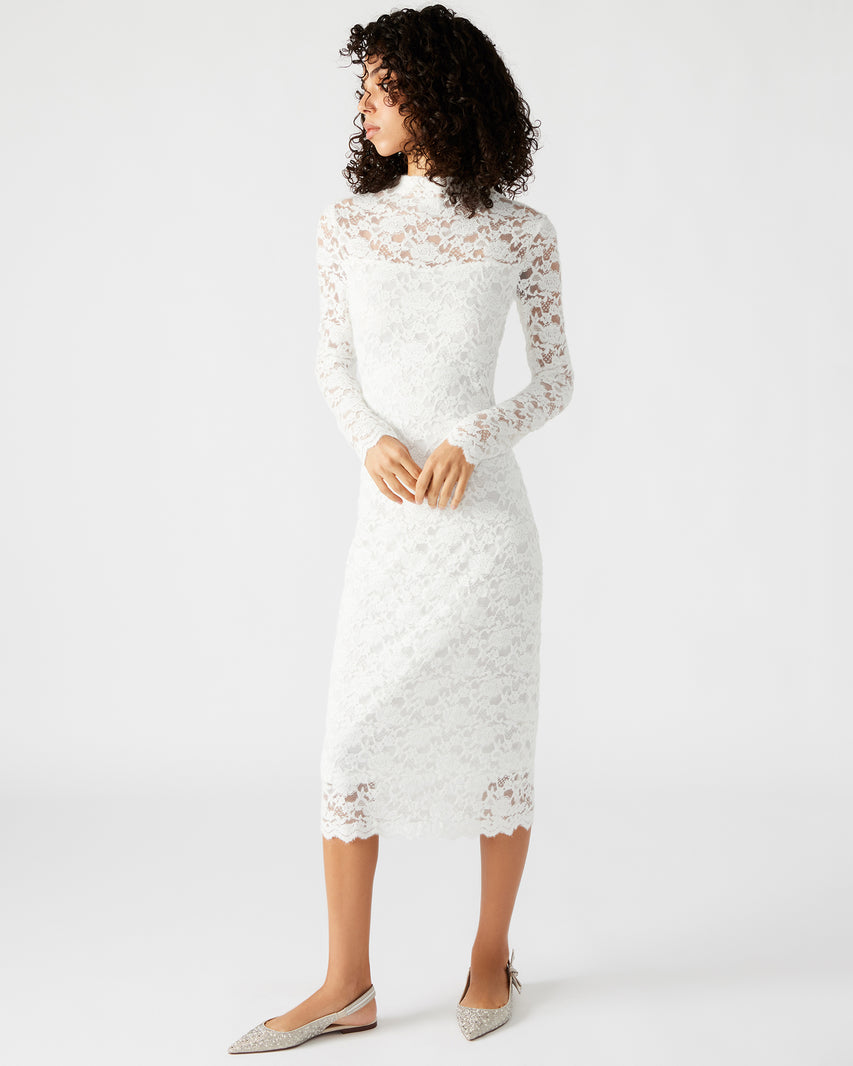 VIVIENNNE LACE DRESS IVORY