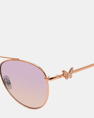 HARLEE Sunglasses Rose Gold  Women's Aviator Sunglasses – Steve Madden