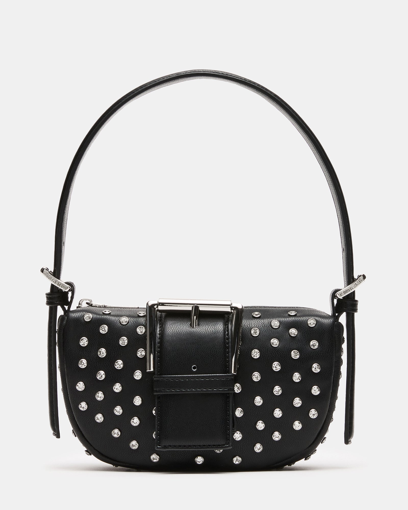 AXIS Shoulder Rhinestone Bag Black/Silver | Women's Handbags – Steve Madden