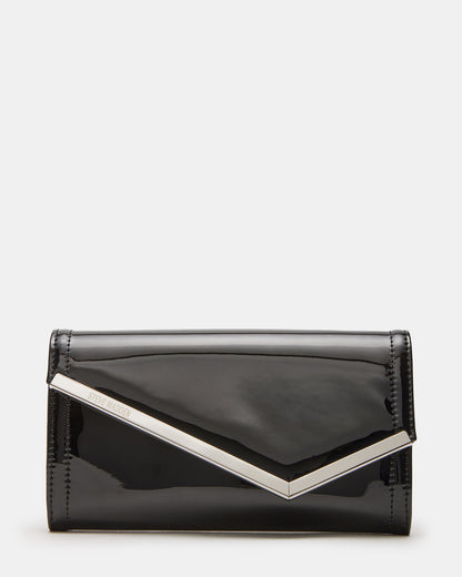 CLUTCHD BAG BLACK PATENT