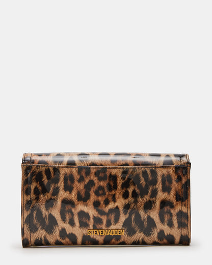 CLUTCHD BAG LEOPARD PATENT