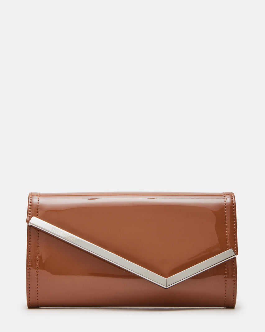 CLUTCHD BAG TAN PATENT