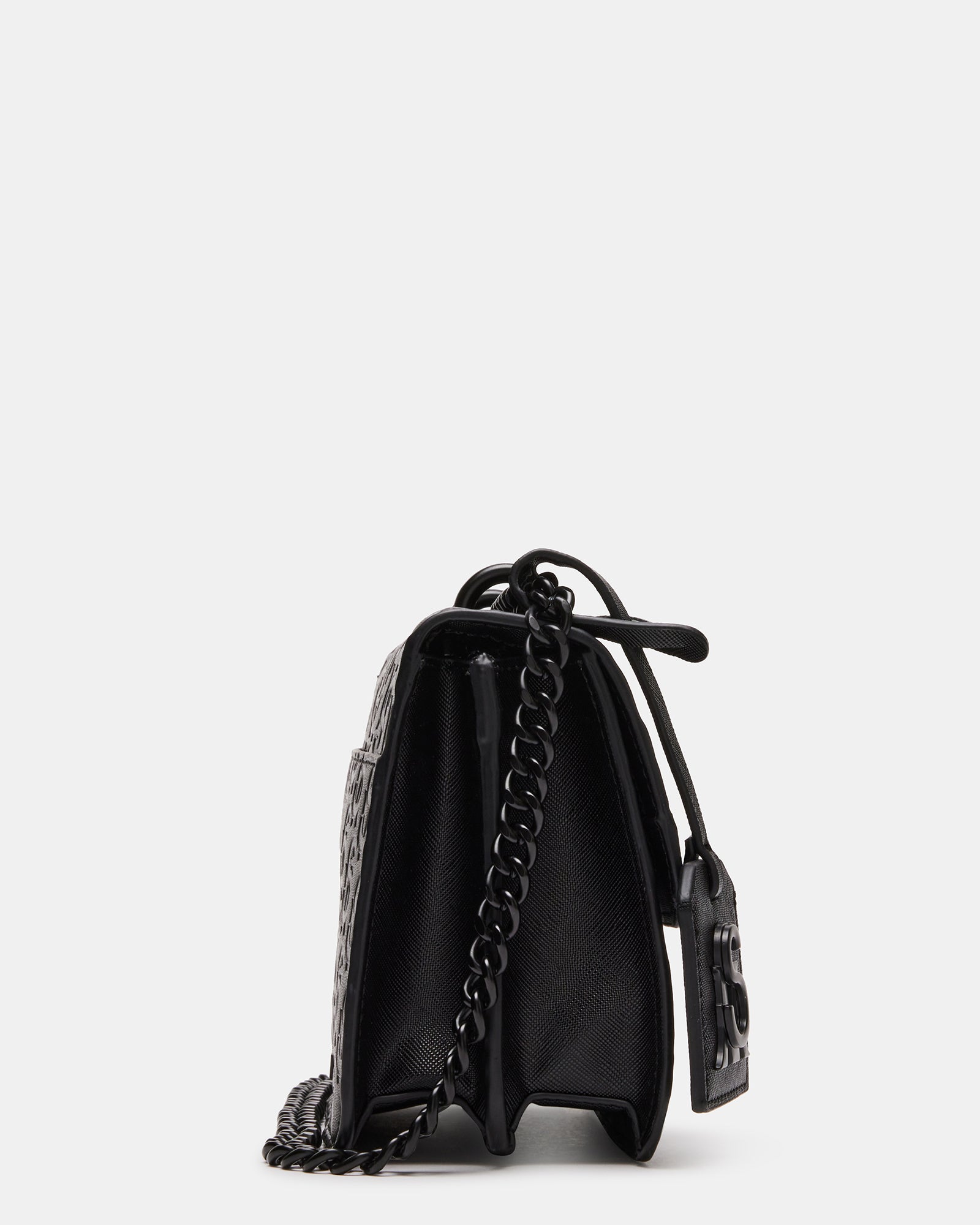 COAL Bag Black/Black Logo Crossbody Bag | Women's Handbags – Steve Madden