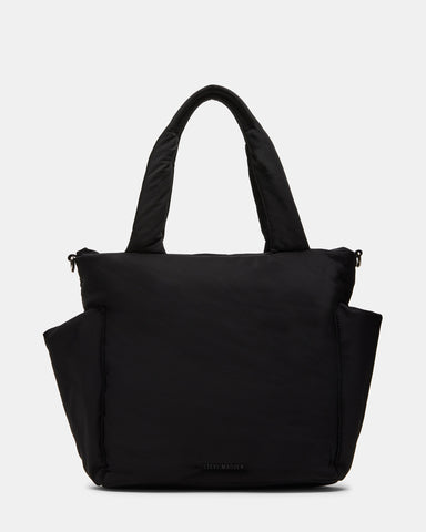 COBIE Bag Black | Women's Puffed and Padded Tote – Steve Madden