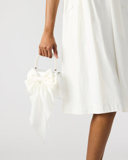 COSETTE BAG WHITE SATIN