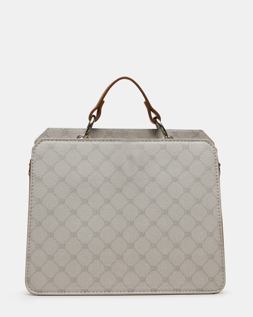 EVELYN DIAMOND LOGO BAG CREAM MULTI