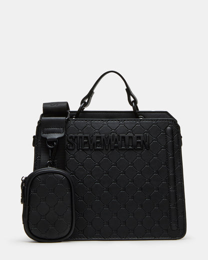 EVELYN DIAMOND LOGO BAG BLACK