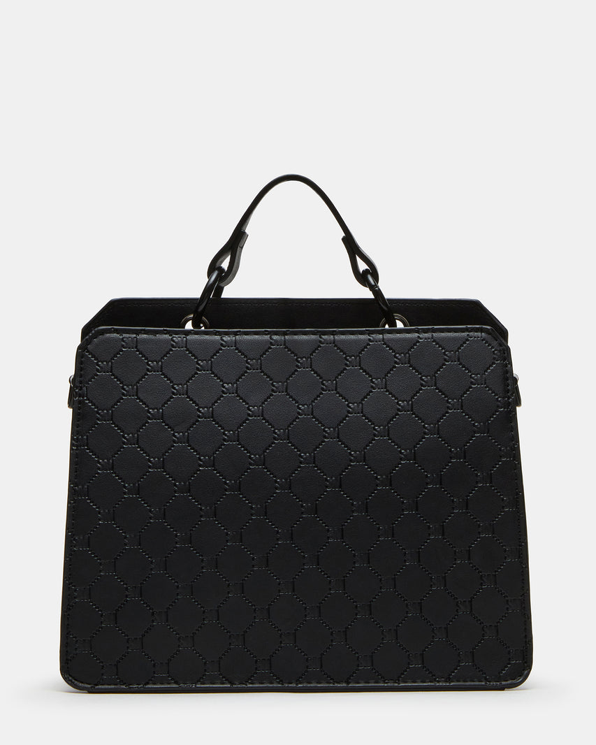 EVELYN DIAMOND LOGO BAG BLACK