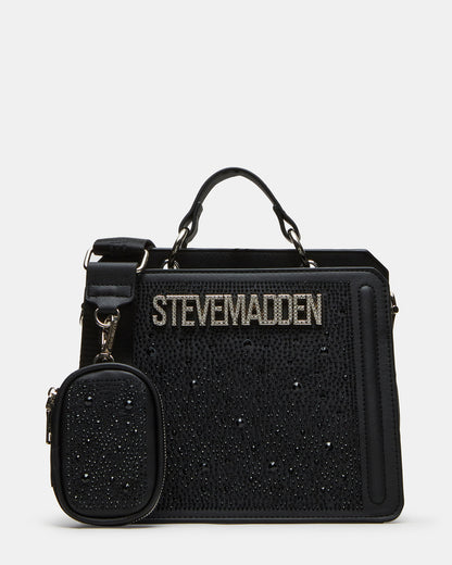 EVELYN BAG BLACK ALLOVER RHINESTONES