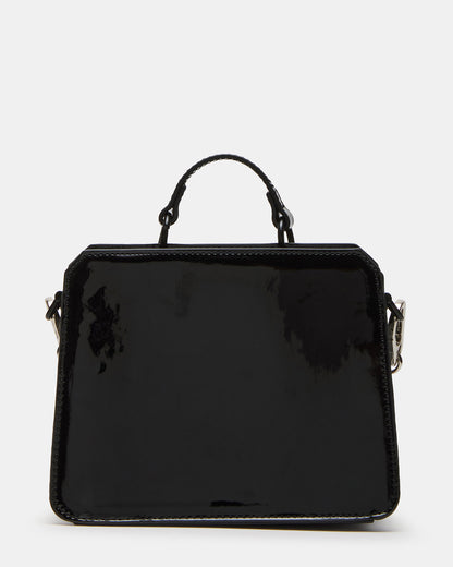 EVELYN MINI BAG BLACK PATENT