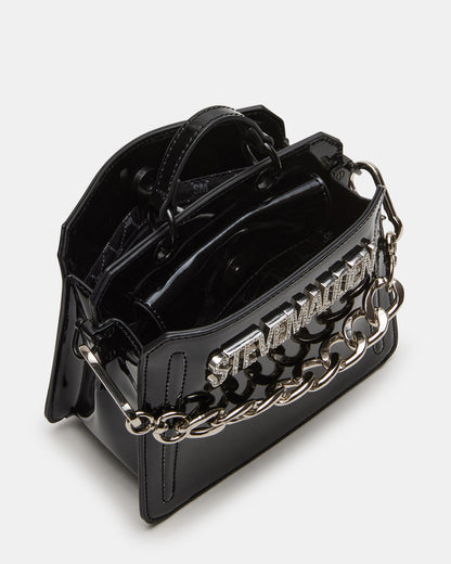 EVELYN MINI BAG BLACK PATENT