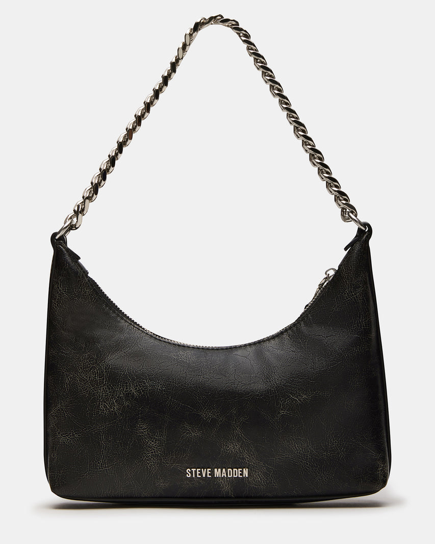 GRAYA BAG BLACK DISTRESSED