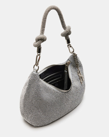 Jase Bag Black/Silver Crossbody Bag | ONESZ | by Steve Madden