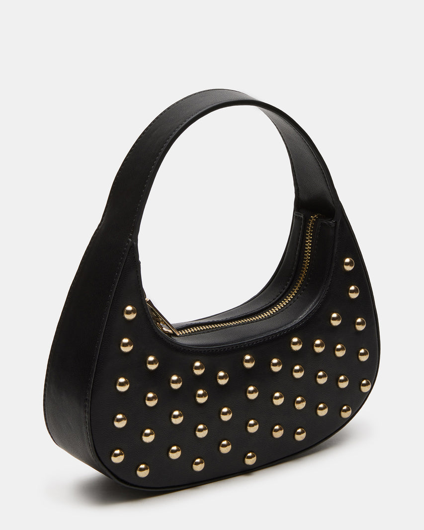 KOA BAG BLACK/GOLD STUDS