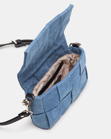 All Match Denim 3 Zipper Handbag Shoulder Bag