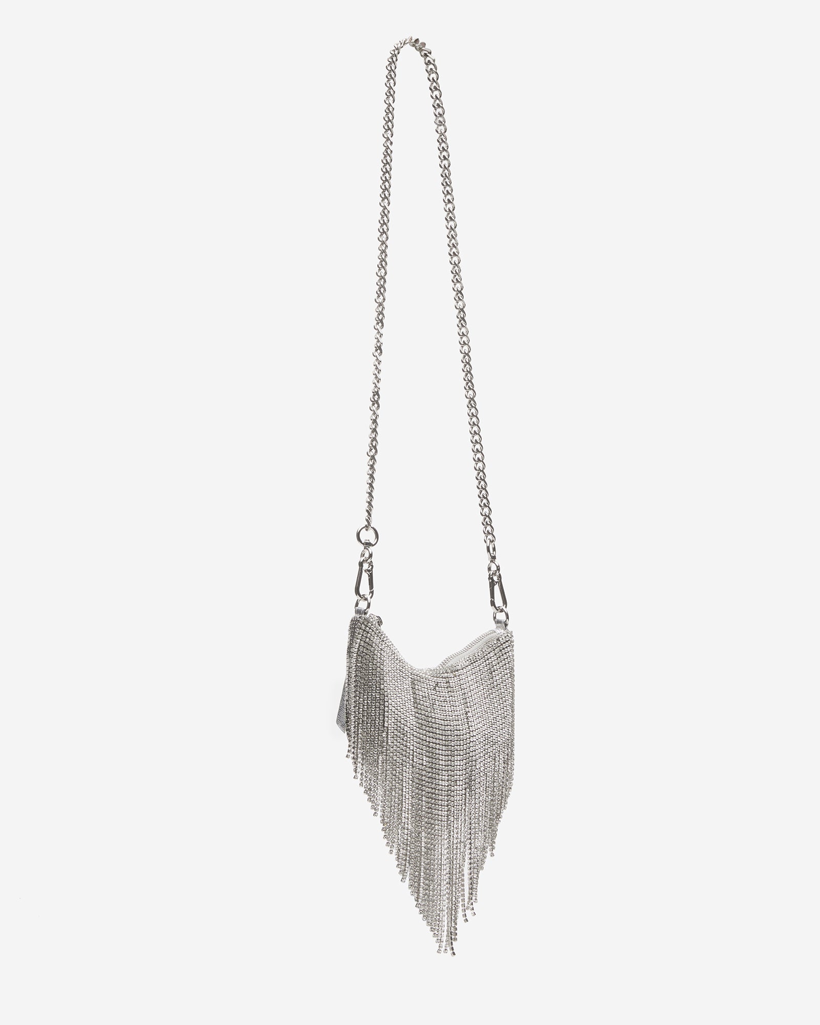 Fringe deals zara bag rhinestone