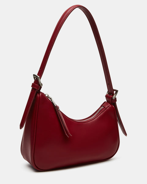 SMITH Shoulder Bag Red | Women's Asymmetrical Handbag – Steve Madden