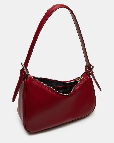 SMITH Shoulder Bag Red | Women's Asymmetrical Handbag – Steve Madden