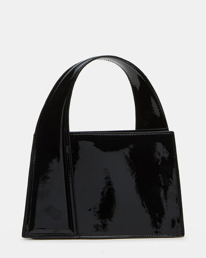 TWISTY BAG BLACK PATENT