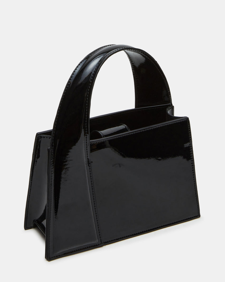 TWISTY BAG BLACK PATENT