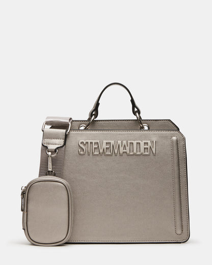 EVELYN BAG PEWTER METALLIC