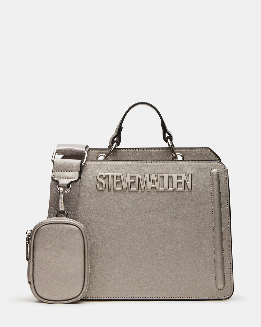 EVELYN BAG PEWTER METALLIC