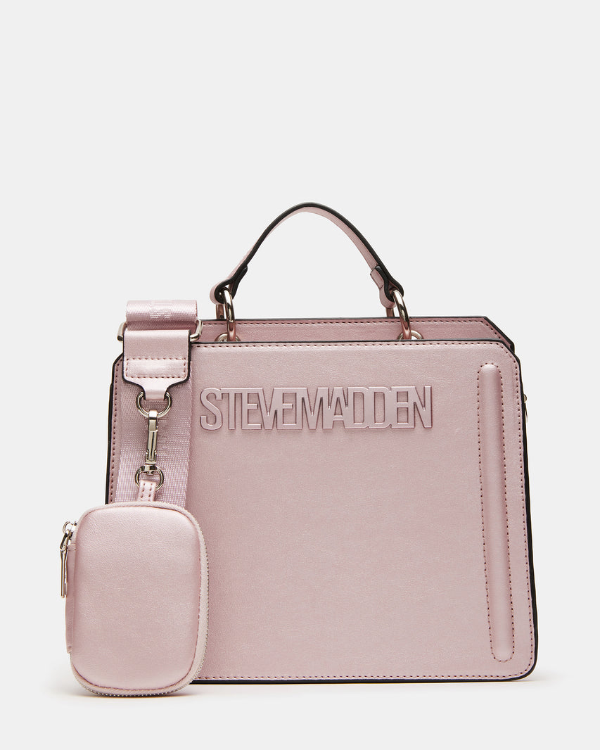 EVELYN BAG PINK METALLIC