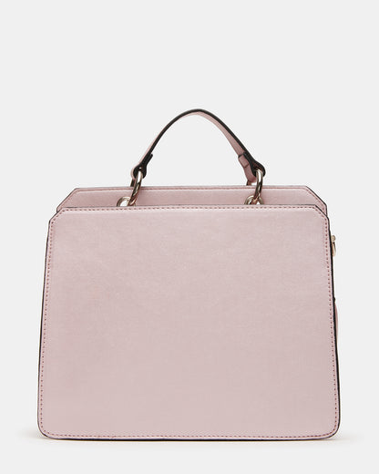 EVELYN BAG PINK METALLIC