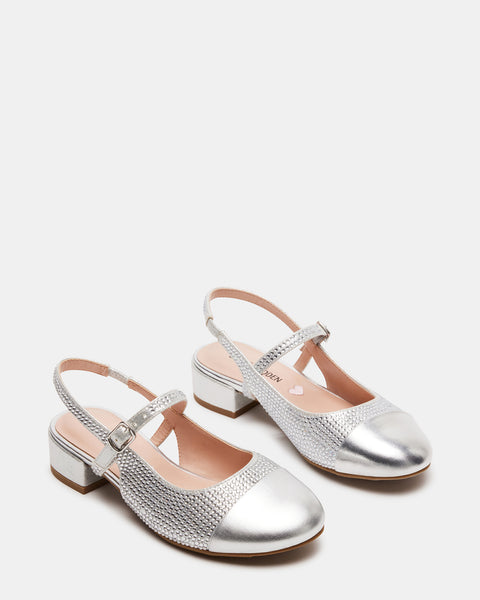 Cute Silver Heels - Leather Heels - Ankle Strap Heels - $89.00 - Lulus