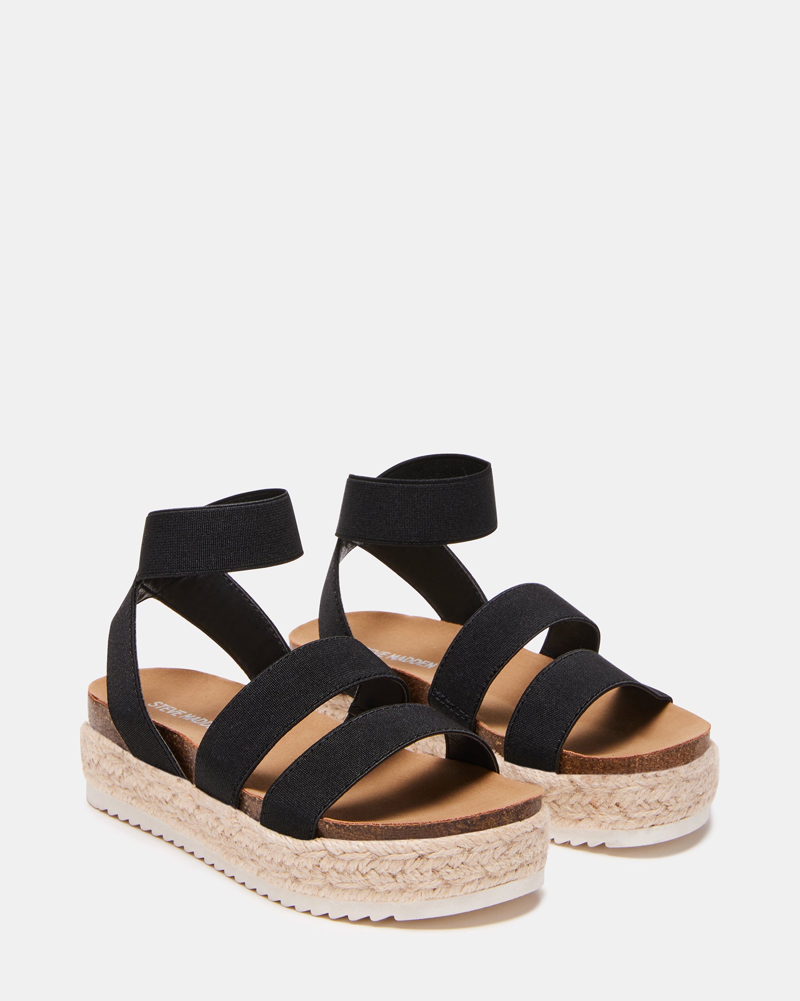 Kids' KIMMIE Black | Girls' Flatform Sandal – Steve Madden