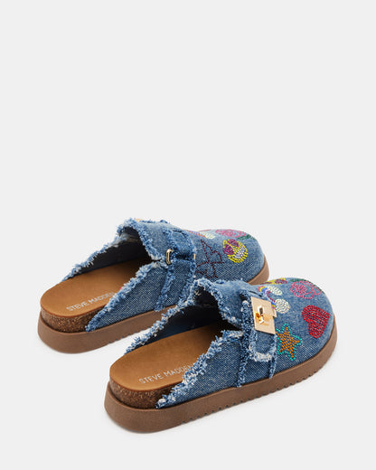 KIDS' MONEYY DENIM MULTI RHINESTONES