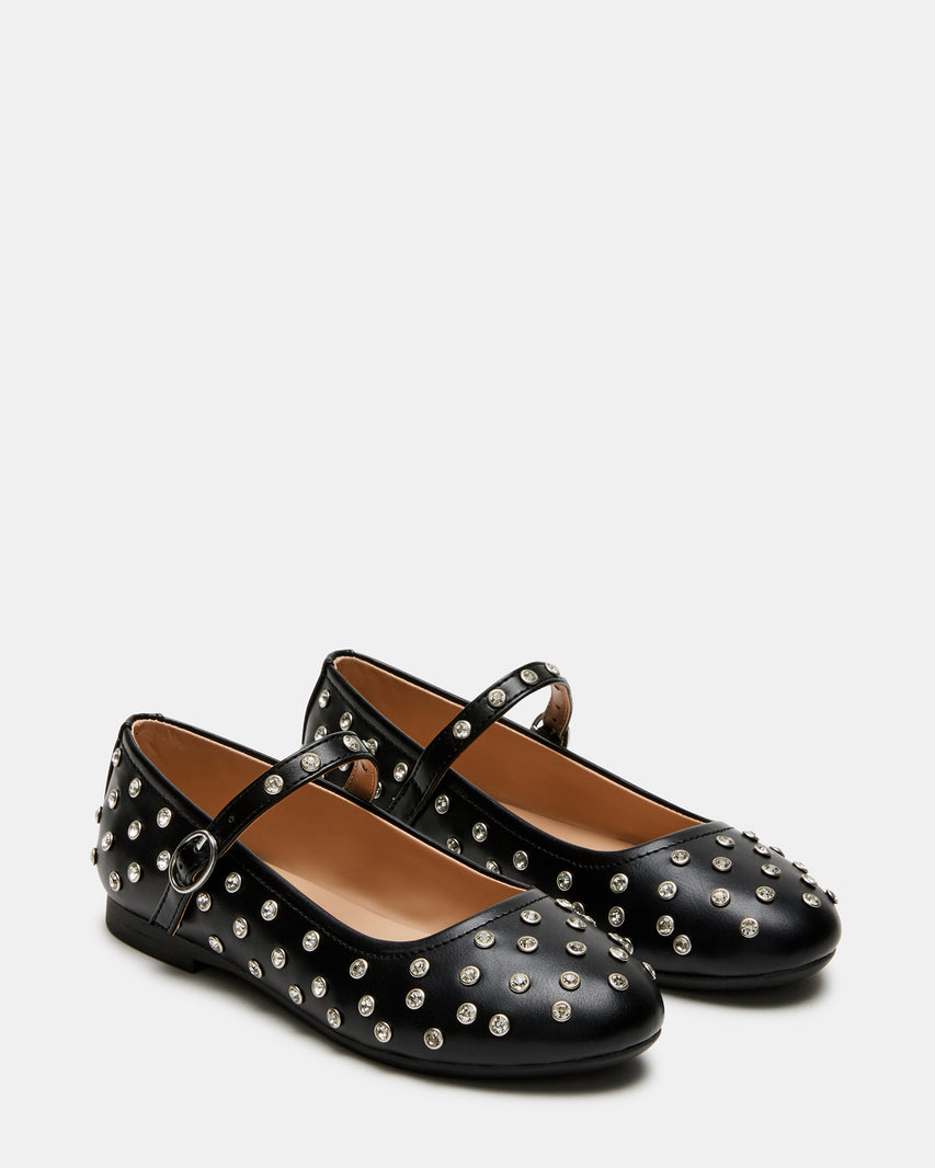 KIDS' VINETTA BLACK RHINESTONES