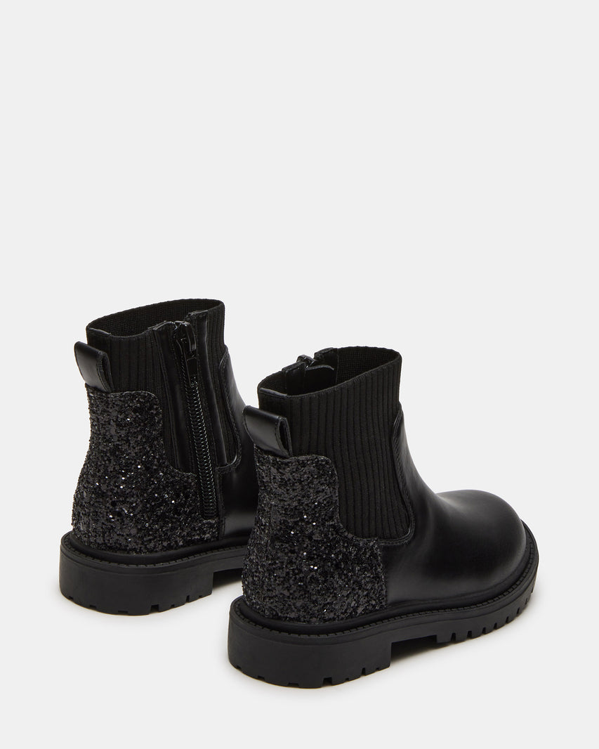 TODDLERS' LILYANA BLACK GLITTER