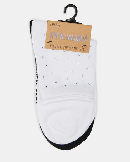 ICED SOCKS WHITE/BLACK