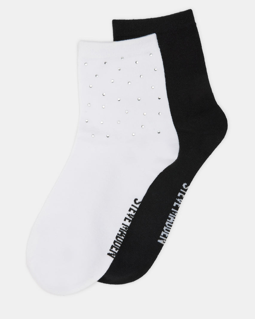 ICED SOCKS WHITE/BLACK