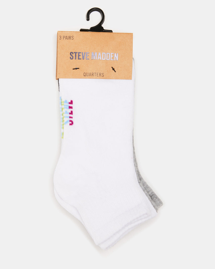 SPEEDY SOCKS WHITE MULTI