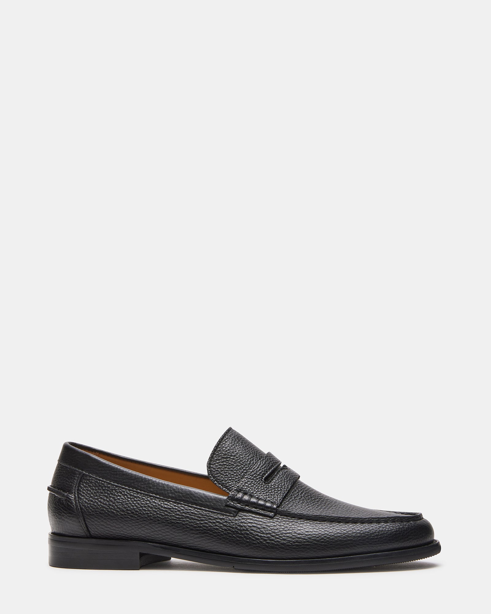 ALONSO Black Leather Slip-On Loafer | Men's Casual Loafers – Steve Madden