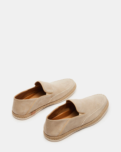 CAYDENN Off-White Slip-On Espadrille Loafer | Men's Casual Shoes ...