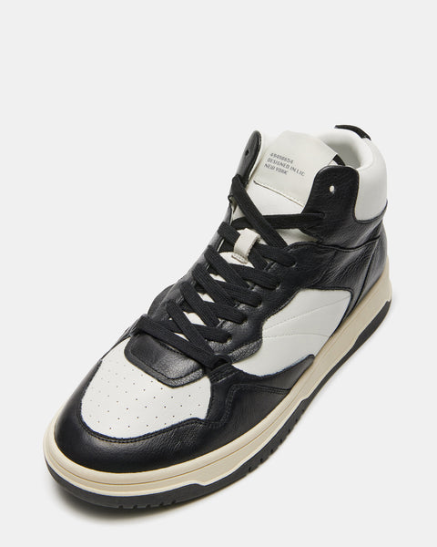 ELY Black Multi Lace-up High-Top Sneaker | Men's Sneakers – Steve Madden